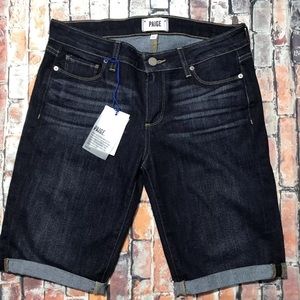 Paige Blue Jax Knee Denim Shorts